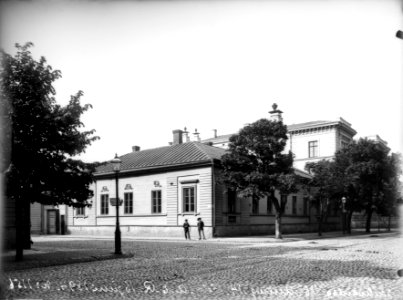 Annankatu 14 - Bulevardi 16, Helsingin ruotsalais-suomalaisen seurakunnan pastorinkanslia - N1156 (hkm.HKMS000005-km0000mew3)