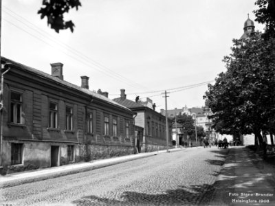 Annankatu 18, 20, 22 Oikealla Vanha kirkkopuisto - N285 (hkm.HKMS000005-000000sh)