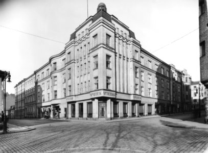 Annankatu 20. -Lönnrotinkatu 9, 11. Arkkitehti Albert Nyberg, valmistunut 1910 - N25057 (hkm.HKMS000005-km003y1s)