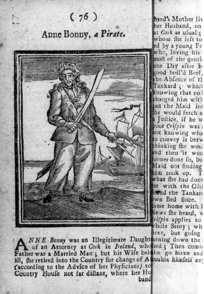 Anne Bonney with axe and unsheathed cutlass LCCN2007675640