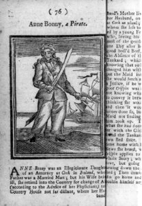 Anne Bonney with axe and unsheathed cutlass LCCN2007675640