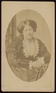 Anne (Burrows) Gilchrist, half-length portrait, seated, facing front LCCN89714829