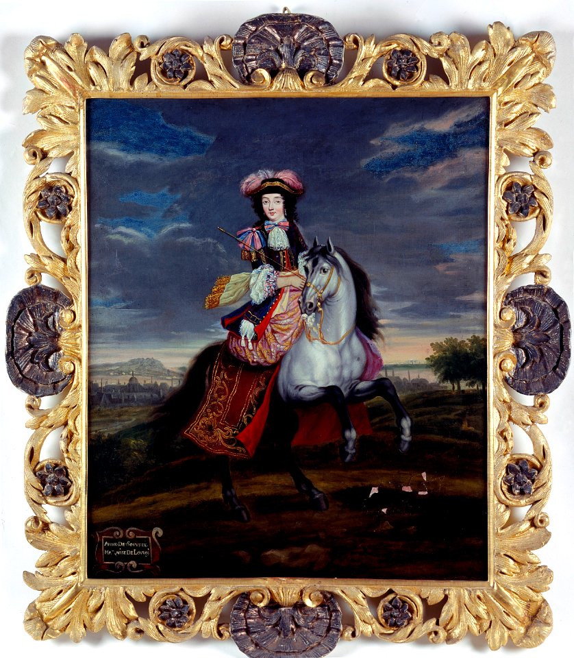 Anne de Souvree, marquise de Louvois. Oljemålning på duk - Skoklosters slott - 30979