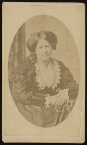 Anne (Burrows) Gilchrist, half-length portrait, seated, facing front LCCN89714829