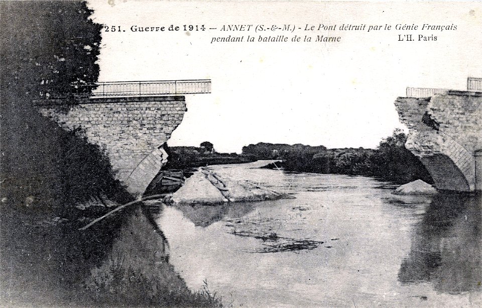 Annet-sur-Marne - Guerre de 1914