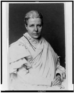 Annie Besant, half-length portrait, seated, facing slightly right LCCN91786293