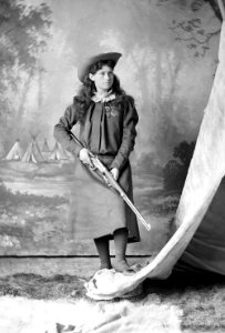 Annie Oakley by DF Barry c1890 photo