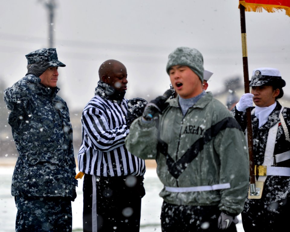 Annual Misawa Army vs. Navy flag football game 131213-N-DP652-113