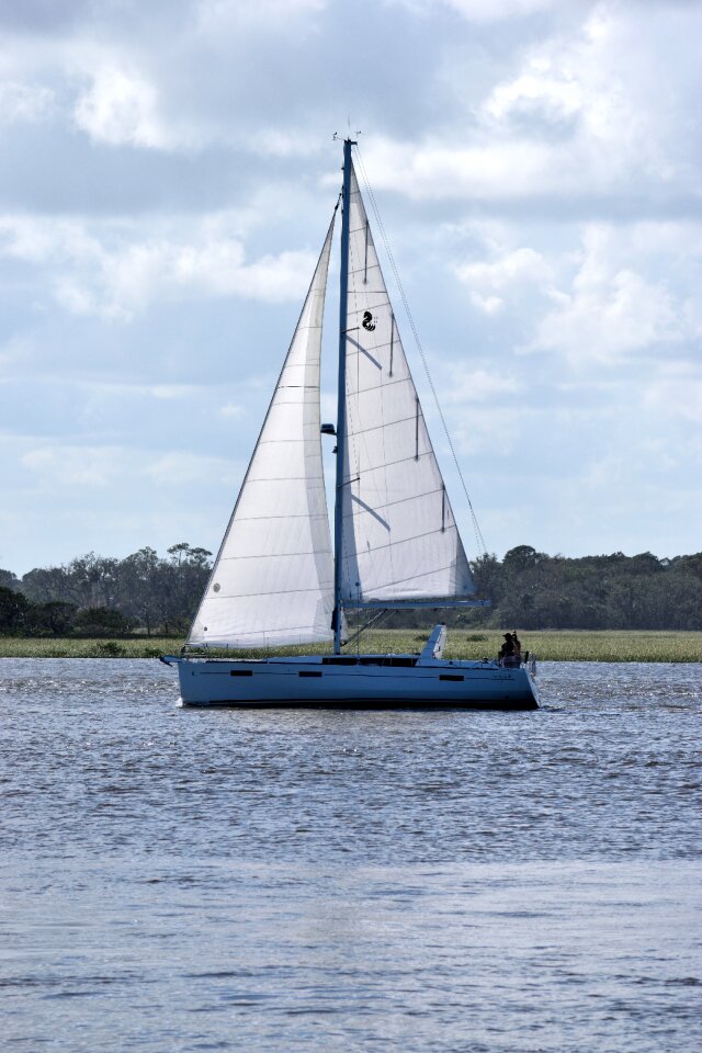 Boat sail water