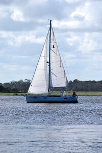 Boat sail water photo