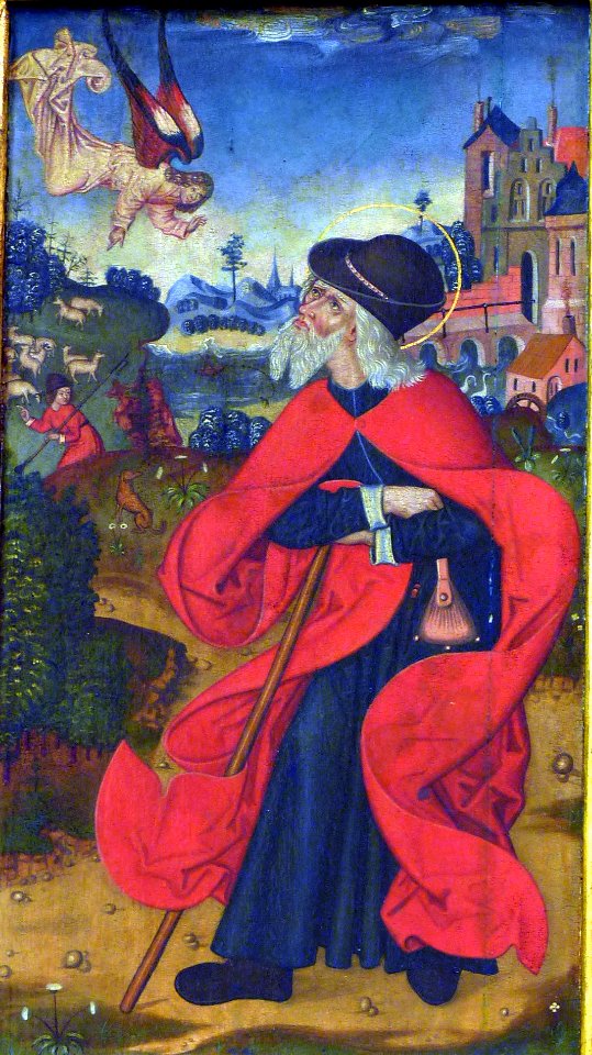 Annunciation to Joachim ~1520, basilica, Dobre Miasto