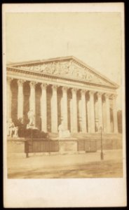Anoniem - carte de visite, Corps Legislatif (wetgevende vergadering) (P 1971 0299 0026)