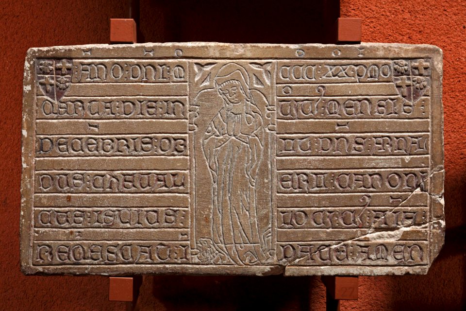 Anonyme français - Epitaphe d'Arnaldus Chavaler II - Musée des Augustins - RA 440