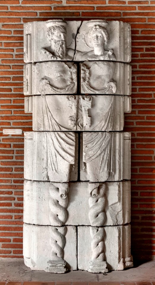 Anonyme - Atlante et cariatide engainés - Musée des Augustins - RA 609 B