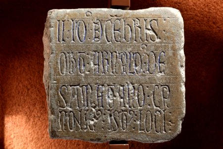 Anonyme français - Epitaphe de Arnaldus de Samatano - Musée des Augustins - RA 436