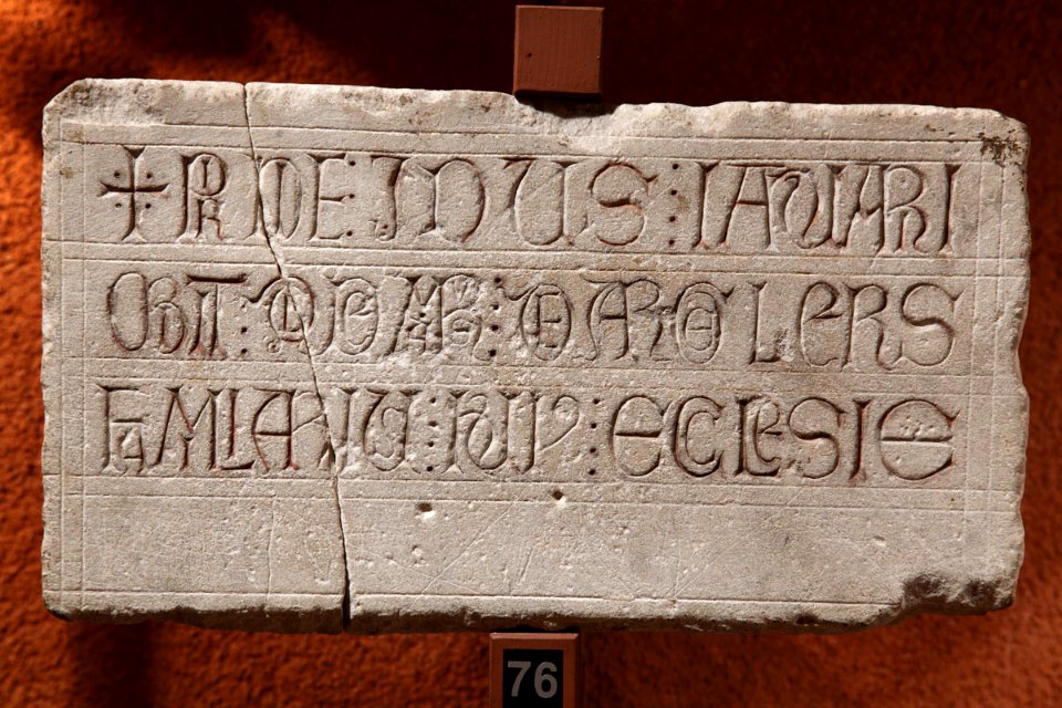Anonyme français - Epitaphe d'Aldemarus de Argelers - Musée des Augustins - RA 728