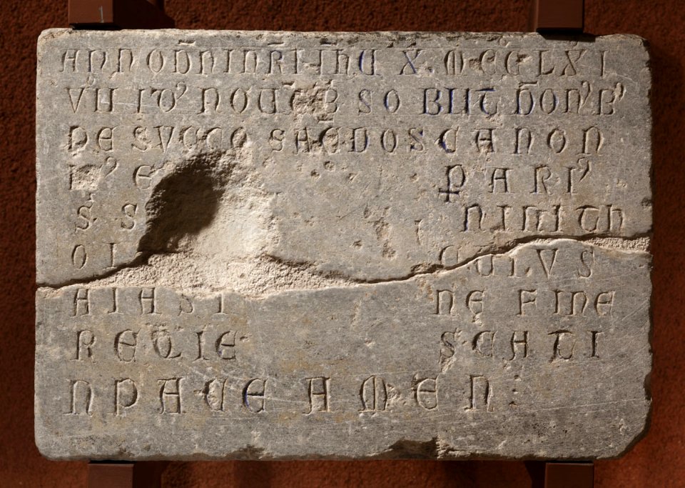 Anonyme français - Epitaphe de Bernardus de Succo - Musée des Augustins - RA 524