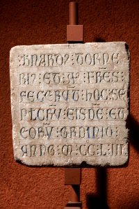 Anonyme français - Epitaphe de Bernardus Tornerius - Musée des Augustins - RA 733