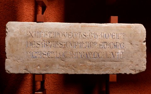 Anonyme français - Epitaphe d'Amelius de Sanars - Musée des Augustins - RA 736