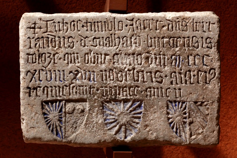 Anonyme français - Epitaphe de Bertrandus de Gualhaco - Musée des Augustins - RA 530