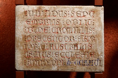 Anonyme français - Epitaphe de B. de Crozillis - Musée des Augustins - RA 434