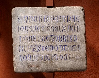 Anonyme français - Epitaphe de Bernardus de Ponte - Musée des Augustins - RA 738