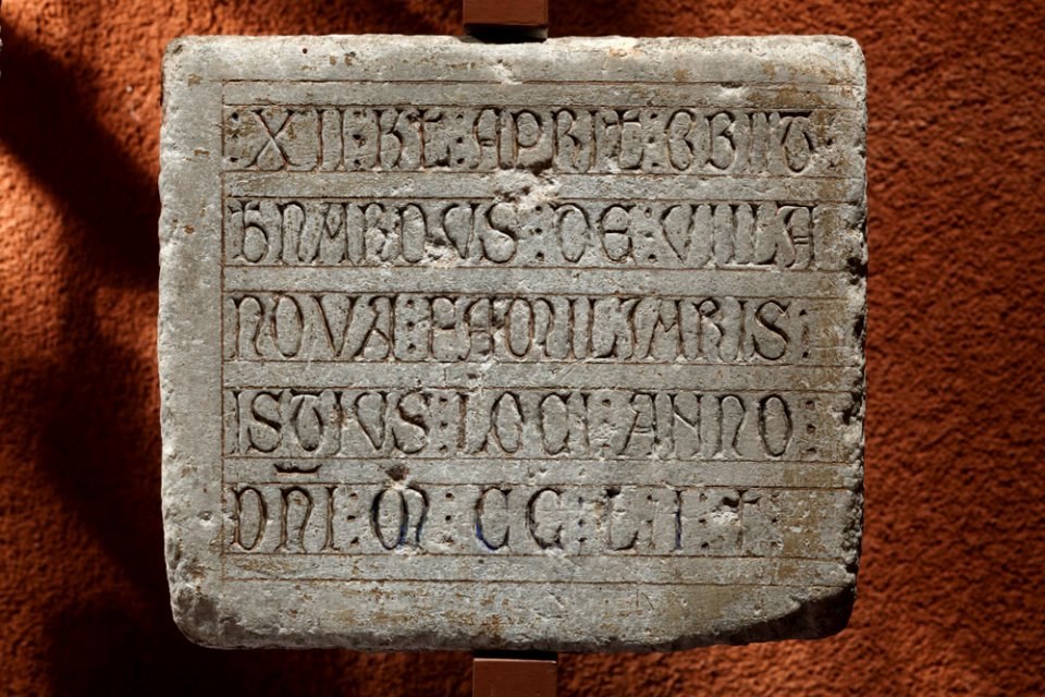 Anonyme français - Epitaphe de Bernardus de Villanova - Musée des Augustins - RA 732