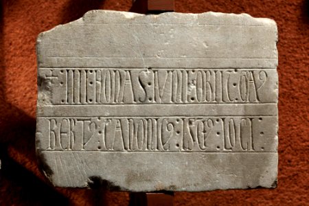 Anonyme français - Epitaphe de Galbertus - Musée des Augustins - RA 438