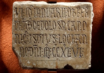 Anonyme français - Epitaphe de Bertrandus de Tolosa - Musée des Augustins - RA 432