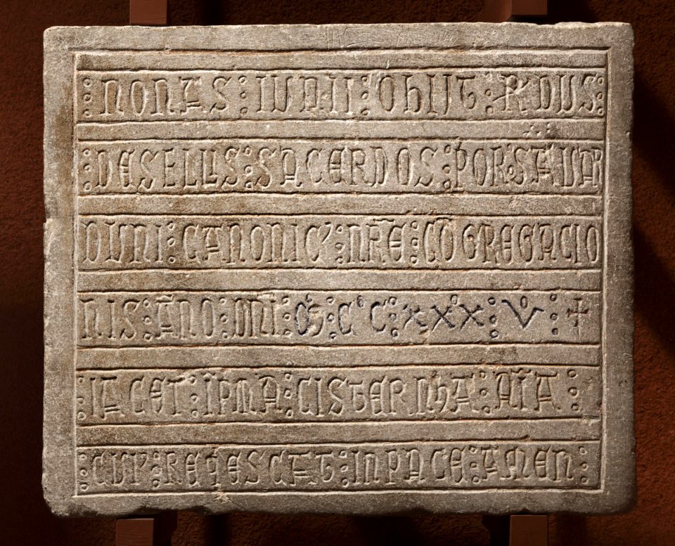 Anonyme français - Epitaphe de Raymundus de Sellis - Musée des Augustins - RA 522