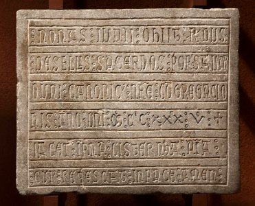 Anonyme français - Epitaphe de Raymundus de Sellis - Musée des Augustins - RA 522