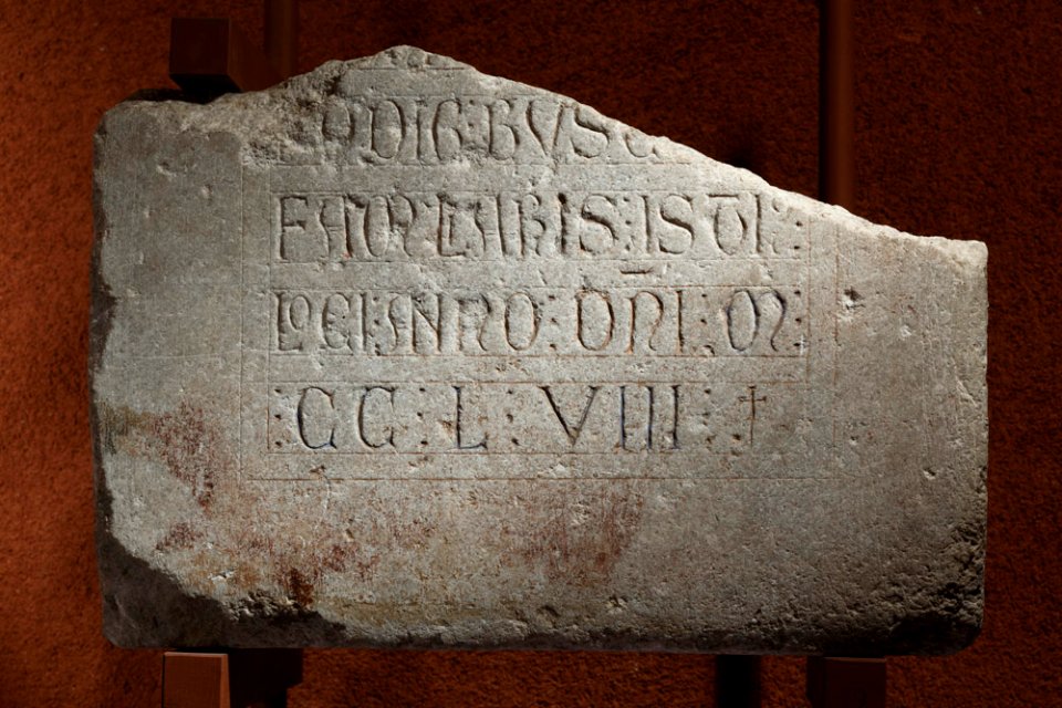 Anonyme français - Epitaphe de Podio Buscano - Musée des Augustins - RA 735
