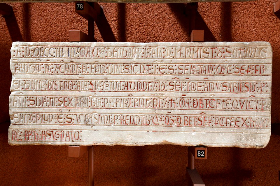 Anonyme français - Epitaphe et fondation obituaire de Berengarius - Musée des Augustins - RA 840