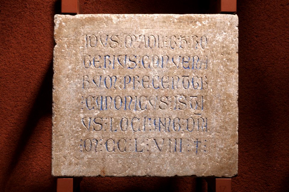 Anonyme français - Epitaphe de Rogerius Convenarum - Musée des Augustins - RA 737
