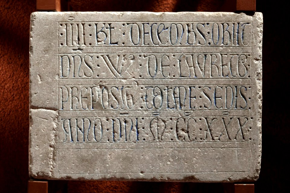 Anonyme français - Epitaphe de Willelmus de Laureto - Musée des Augustins - RA 425