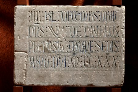 Anonyme français - Epitaphe de Willelmus de Laureto - Musée des Augustins - RA 425