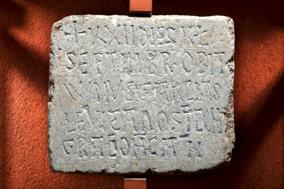 Anonyme français - Epitaphe de Willelmus Garcias - Musée des Augustins - RA 525