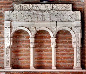 Anonyme toulousain - frise ornementale - Fenêtre de l'hôtel Béringuier-Maynier - Musée des Augustins - RA 853 - RA 854