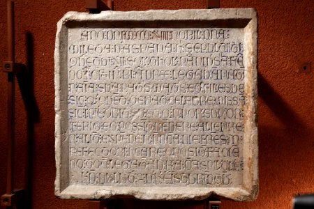 Anonyme français - Inscription de Mileta d'Asnava - Musée des Augustins - RA 819
