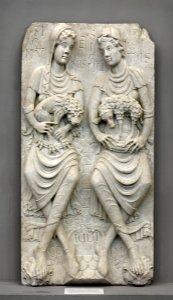Anonyme toulousain - Haut-relief , Le Signe du Lion et le Signe du Bélier - Musée des Augustins - ME 206