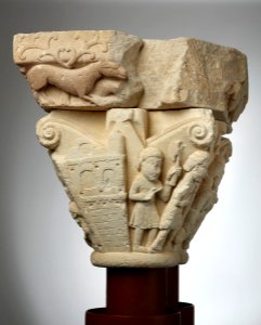 Anonyme toulousain - L'Entrée du Christ à Jérusalem. Le Baiser de Judas - Musée des Augustins - ME 114 (4)