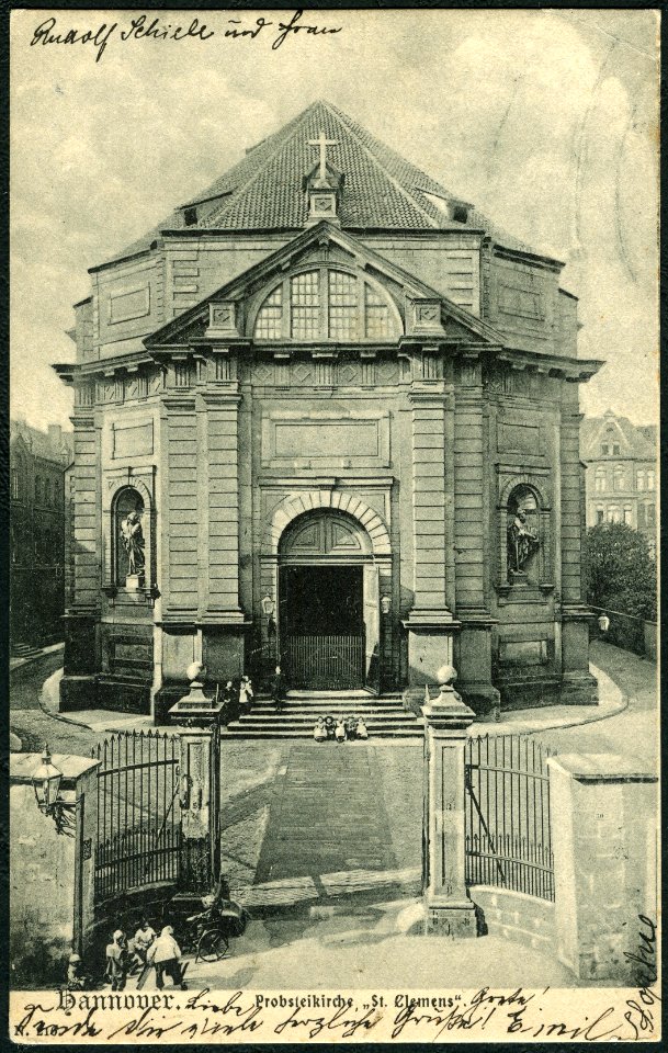 Anonymer Fotograf PC 0210 Hannover. Probsteikirche St. Clemens, Bildseite 01