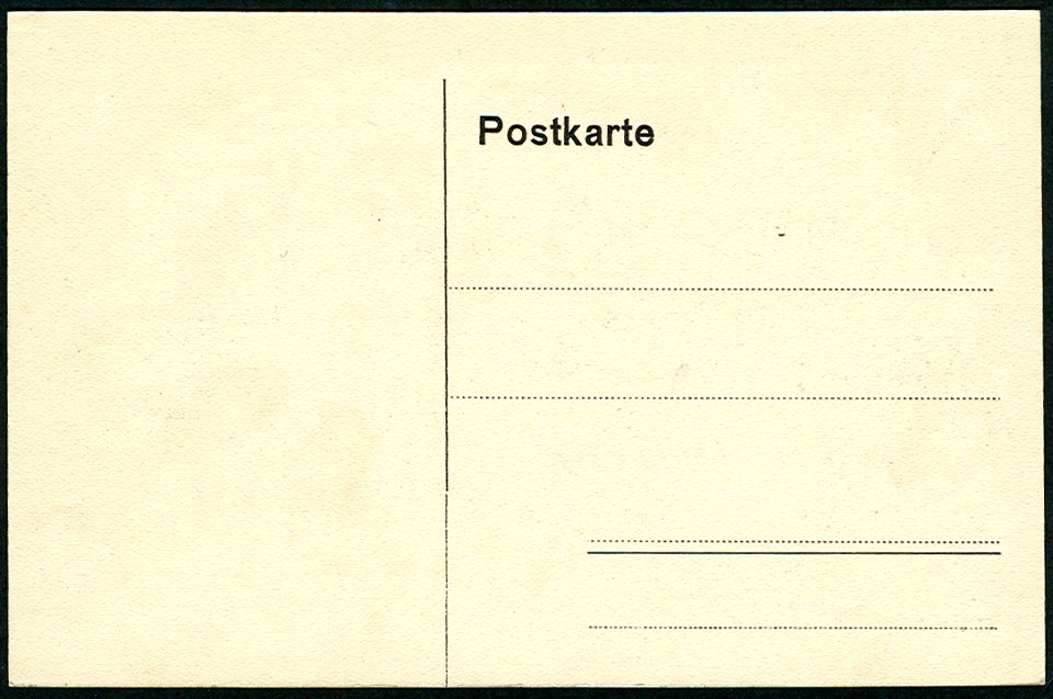 Anonymer Fotograf PC 0673 Hannover-Linden. Limmerstrasse. Adressseite, sogenannte geteilte Rückseite, ab 1905