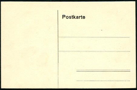 Anonymer Fotograf PC 0673 Hannover-Linden. Limmerstrasse. Adressseite, sogenannte geteilte Rückseite, ab 1905