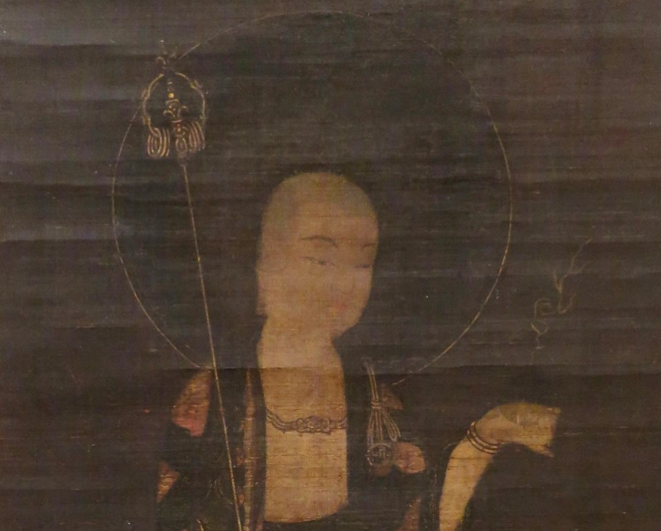 The Descent of Jizō, Nanbokuchō period, Honolulu Museum of Art (cropped)