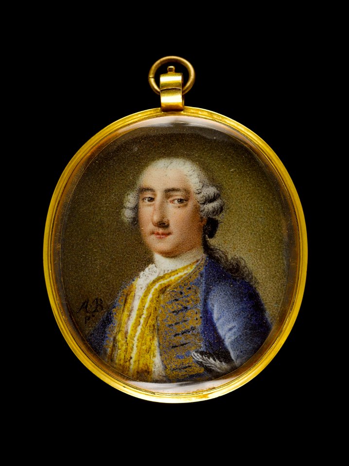 Anonymous - Portrait d'homme en habit bleu - J785 - Musée Cognacq-Jay