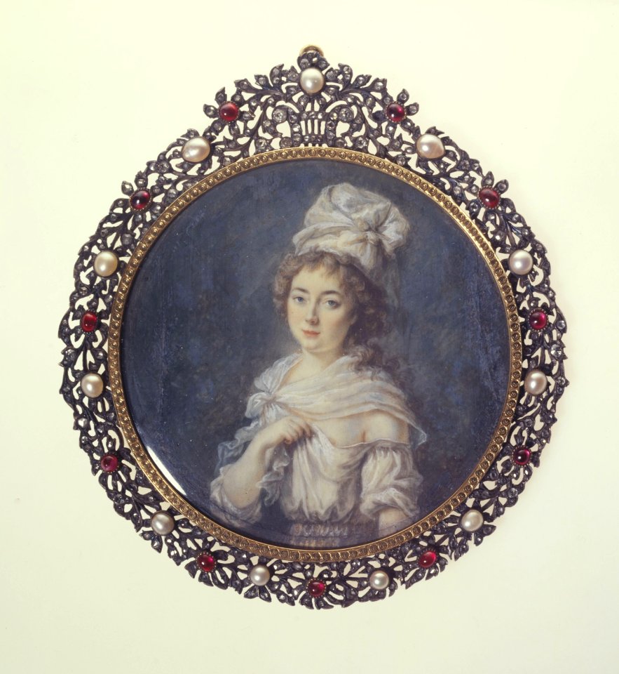 Anonymous - Jeune femme au fichu blanc - J741 - Musée Cognacq-Jay