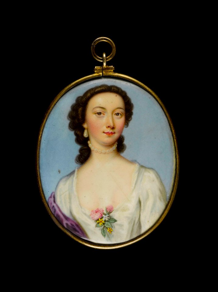 Anonymous - Portrait d'une jeune femme (J 824) - J 824 - Musée Cognacq-Jay