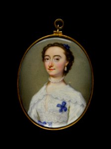 Anonymous - Portrait d'une jeune femme (J 823) - J 823 - Musée Cognacq-Jay