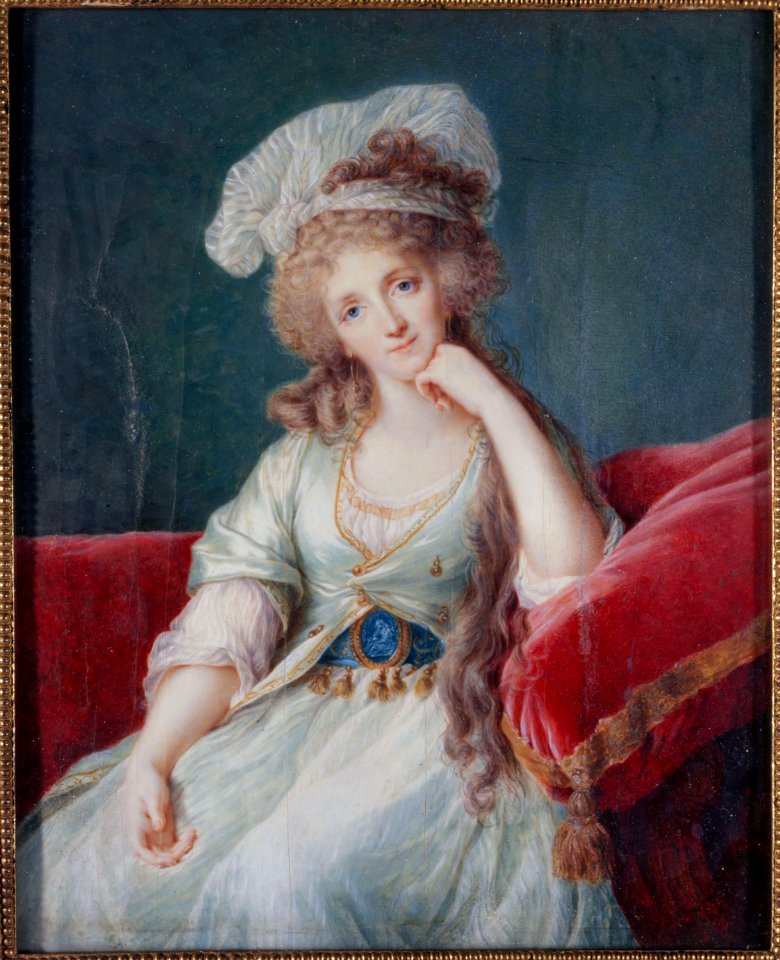 Anonymous - Portrait de la duchesse d'Orléans - J757 - Musée Cognacq-Jay